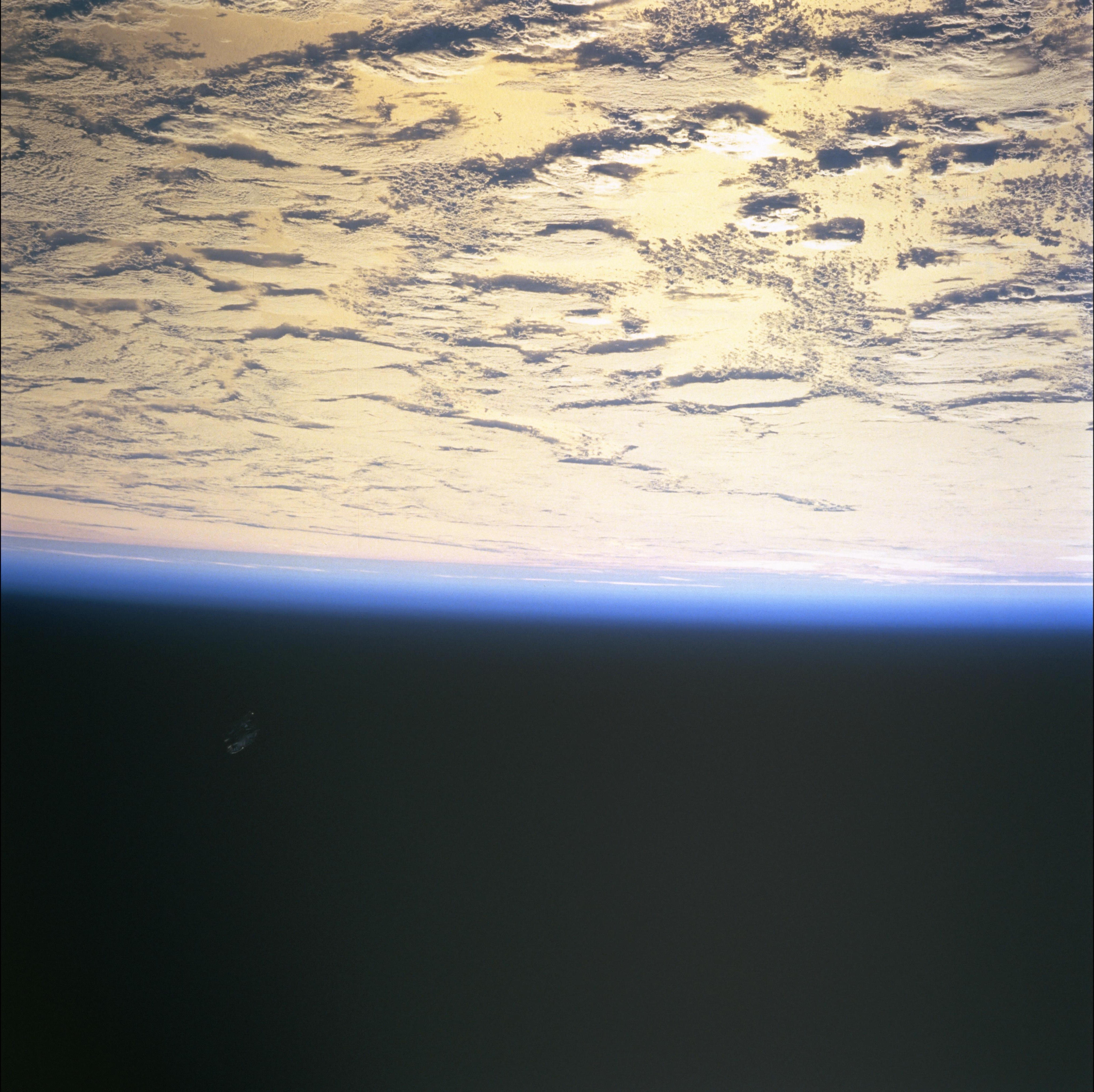 STS-88 space-debris sequence, frame 65