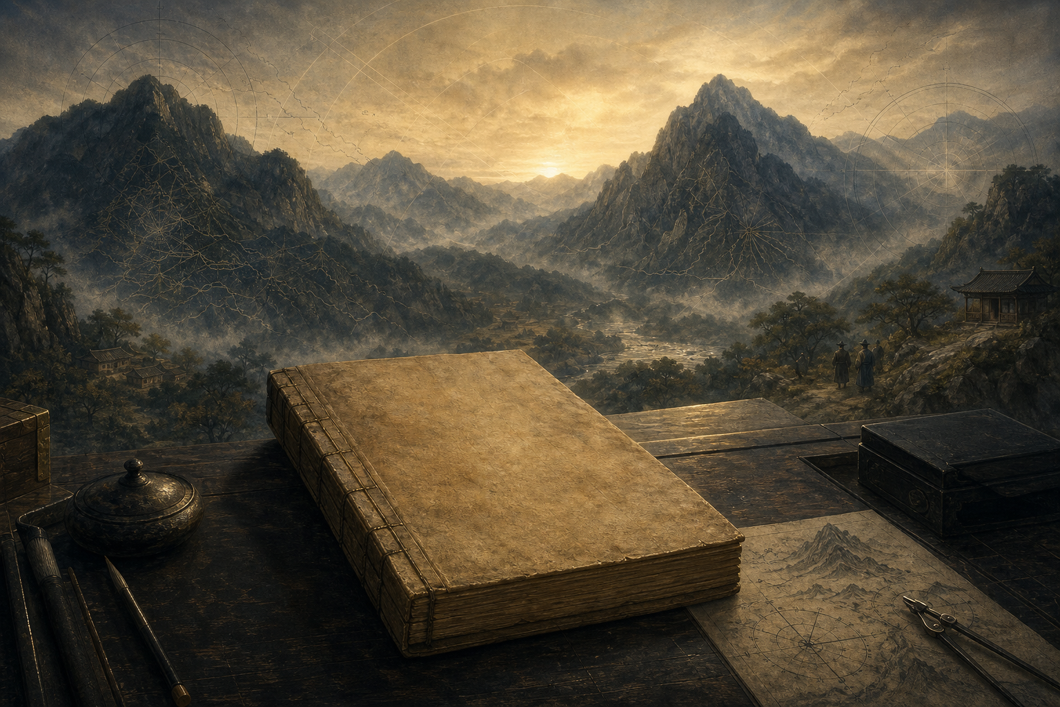 Editorial reconstruction of Jeonggamnok and Korean geomantic refuge traditions