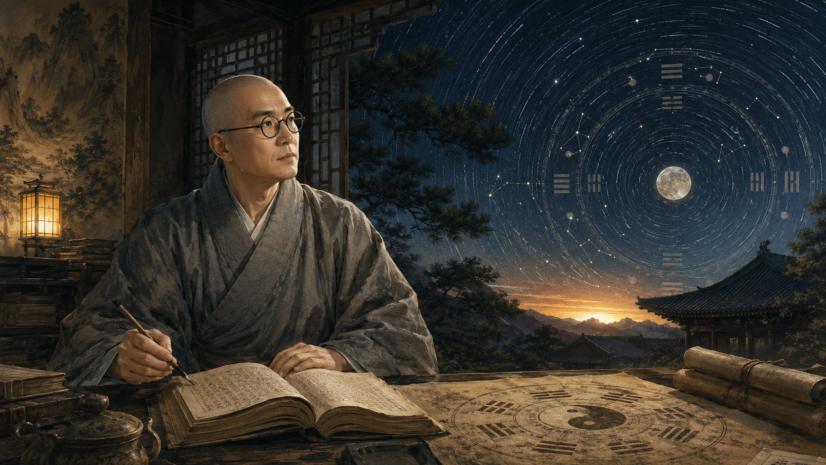Symbolic reconstruction of Jeongyeok and cosmic change